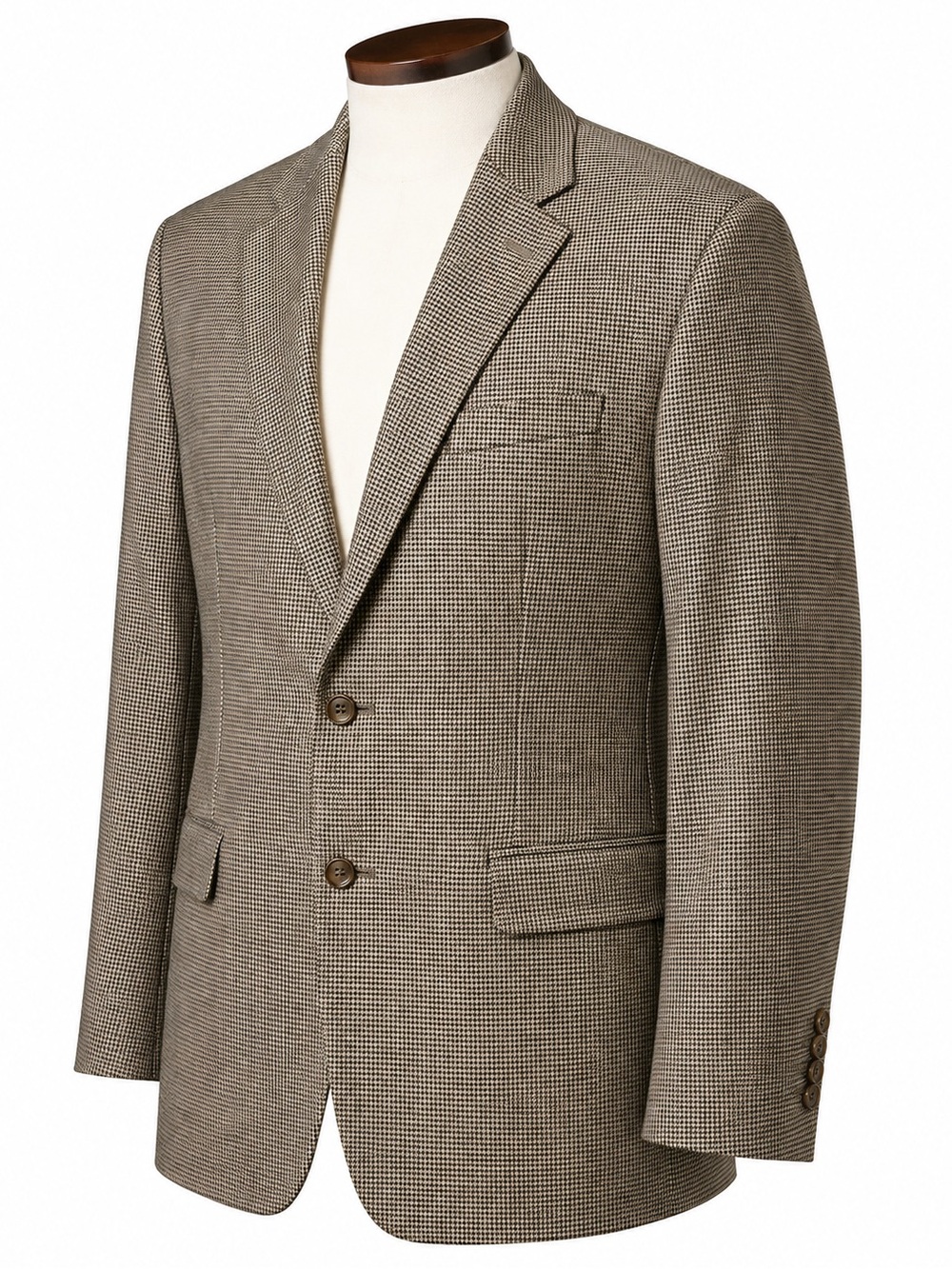 Men's Lauren Ralph Lauren 42L Houndstooth Blazer Sport Coat Suit Jacket